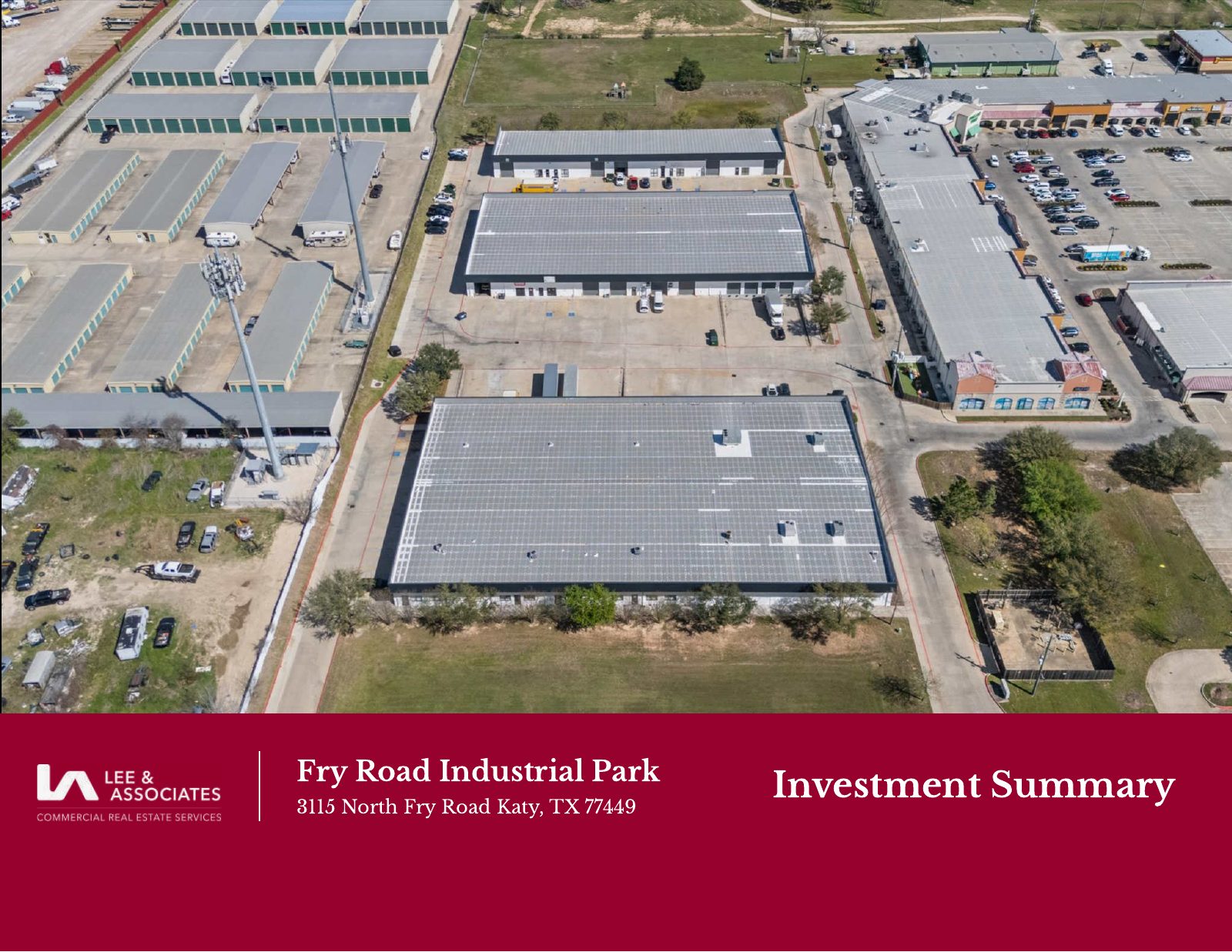 Fry Road Industrial Park flyer — page 2