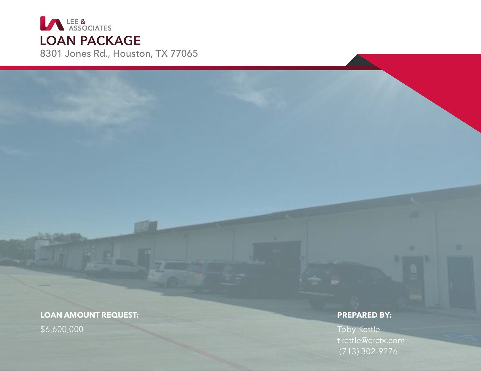 Jones Houston Industrial flyer — page 1