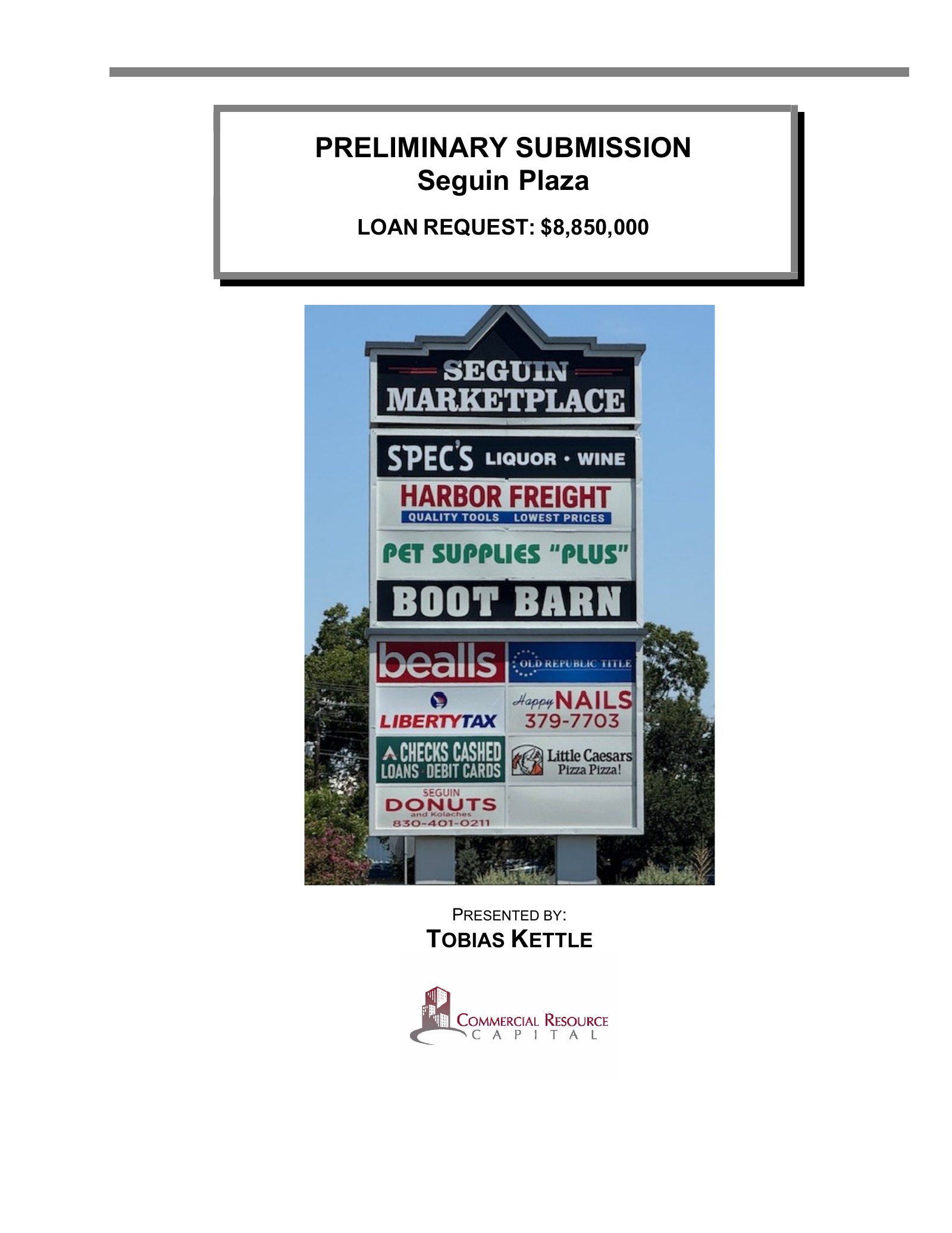 Seguin Marketplace flyer — page 1